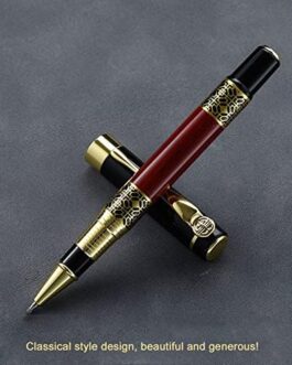 YIVONKA Ballpoint Pen Black Refill,business pens,Luxury Pen,Best Ball Pen Gift Set for Men & Women Professional Executive,Office,Nice Pens Classy Gift Box… (Red)