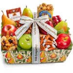 A Gift Inside Sympathy Orchard Delight Fruit and Gourmet Basket
