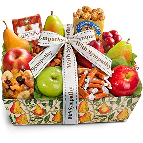 You are currently viewing A Gift Inside Sympathy Orchard Delight Fruit and Gourmet Basket
