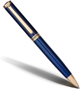 Read more about the article BEILUNER Luxury Ballpoint Pens,Klein Blue Pen Barrel with 24K Gold Trim,Schneider Pen Refill,Exquisite Leather Box-Best Pen Gift Set for Men & Women Professional, Executive, Office,Nice Pens
