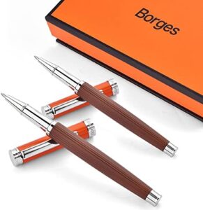 Read more about the article Borges Business Gifts High-end Signature Pens, Beautiful Ballpoint Pen Gift sets, Smooth Writing Signature Pens, Best For Men and Women, Professional, Executive Offices,Gifts.(2Pcs)