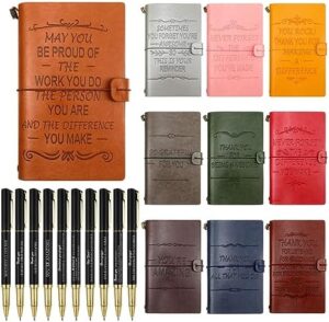 Read more about the article Colarr 20 Pcs Employee Appreciation Gifts Set Thank You Gifts Bulk 10 Inspirational Leather Journal Notebook and 10 Motivational Pens Appreciation Gifts for Women Men Coworker Employee Teacher Nurse