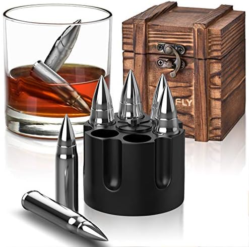 Gifts for Men Dad, Valentines Day, Gifts for Him, Unique Anniversary Birthday Gift Idea for Husband Boyfriend, Whiskey Stones, Grandpa Brother Women Man Cave Presents Cool Gadgets Stuff Bourbon