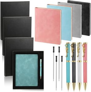 Read more about the article Lincia 4 Pack Leather Journal Notebook with Pens and Refills Gift Box Journal Gift Set for Women Girls Office School Travel Business Work Home Writing