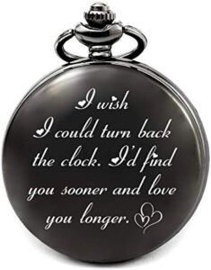 Read more about the article Men Gifts for Birthday Anniversary Valentines Day Graduation Fathers Day Christmas, Personalized Pocket Watch for Him