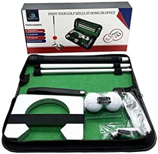 USGOLFER Executive Golf Travel Putter Set for Office or Home.Golf Putting Gifts.Souvenirs Novelty Presents (Aluminum)