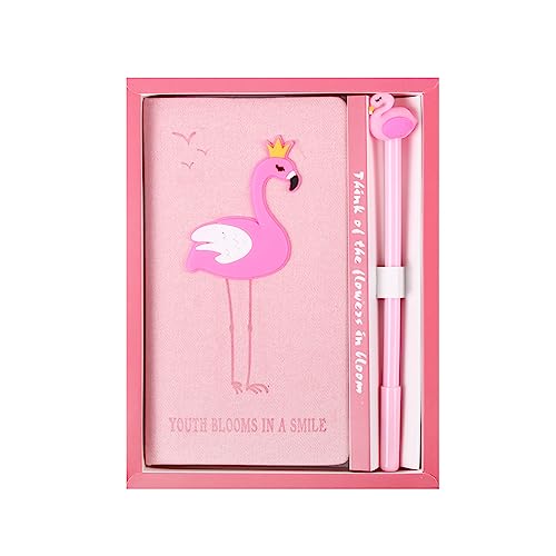You are currently viewing 2 in 1 Flamingo Stationery Gift Box Set Includes 1 Pcs Flamingo Notebook Pocket Journal Hardcover Writing Notepad Diary and 1 Pcs Pen Gift for Birthday Christmas Kids Study Office School Supplies