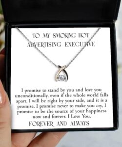 Read more about the article Advertising Executive Promise Necklace Gifts for Him and Her, Wishbone Jewelry Pendant Sterling Silver, for Wife, Girlfriend, Friend for Valentines Day Birthday Anniversary