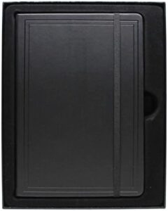 Read more about the article AlphaSketch Premium Hardcover Sketchbook (5.8″x 8.3″)- Black Leather Journal in Gift Box – 200 Recycled Blank White Pages – Perfect for Pro Artist Designers, Beginner Artists, Kids