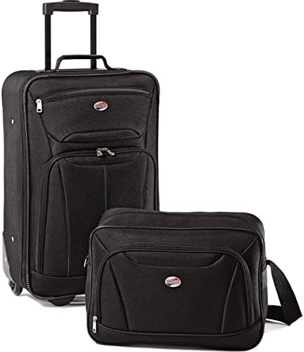 You are currently viewing American Tourister Fieldbrook II Softside Upright Luggage, Black, 2-Piece Set (tote/21)