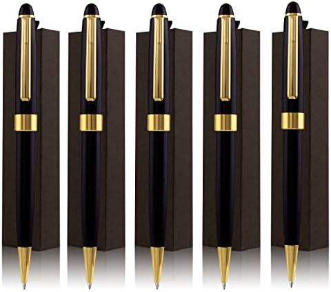 You are currently viewing Ancolo Luxury Ballpoint Pens, Business Gift, Best Ball Pen Gift Set for Men & Women, Professional, Executive, Office, Fancy Pen- 5 Gift Box With 10 Extra Black Refills