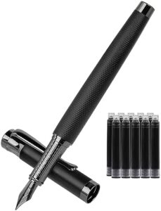 Read more about the article BOCIYER Luxury Fountain Pen Set,Ink Pen for Smooth Writing,Medium Nib,Includes 10 Ink Cartridges&Ink Converter,Best Pen Gift Case for Men & Women,fancy,Journaling,Executive Office pen-Black