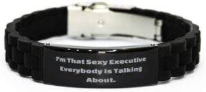 Read more about the article Beautiful Executive Gifts, I’m That Sexy Executive Everybody is Talking, Executive Black Glidelock Clasp Bracelet from Friends, Gift Ideas for him, Gift Ideas for her, Gift Ideas for Kids, Gift
