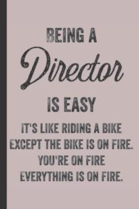 Read more about the article Being A Director Is Easy – Directors Journal & Notebook: Funny Director Gifts for Women Great Director Ideas for Directors Appreciation Thank Gag Gifts for Women Men Dad Mom School Director