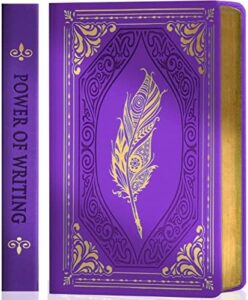 Read more about the article CAGIE Vintage Journal for Women, 320 Pages Gold Edge Paper Notebook, A5 Hardcover Notebook Leather Journals for writing, 5.7″ x 8.3″, Purple