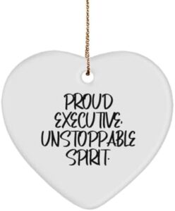 Read more about the article Cute Executive Gifts, Proud Executive, Unstoppable Spirit, Nice Birthday Heart Ornament for Coworkers from Friends, Gift for Heart Ornament, New Heart Gift, Heart Gift Ideas, Ornament Gifts for Heart