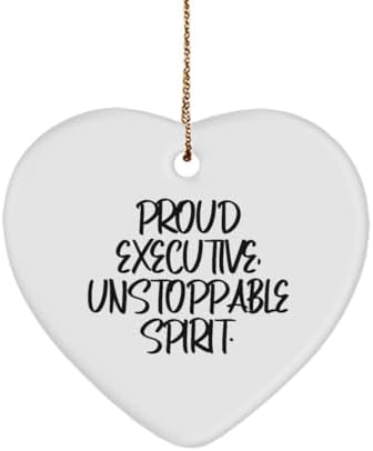 You are currently viewing Cute Executive Gifts, Proud Executive, Unstoppable Spirit, Nice Birthday Heart Ornament for Coworkers from Friends, Gift for Heart Ornament, New Heart Gift, Heart Gift Ideas, Ornament Gifts for Heart