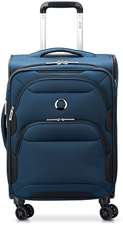 You are currently viewing DELSEY Paris Sky Max 2.0 Softside Expandable Luggage with Spinner Wheels, Blue, Carry-on 21 Inch