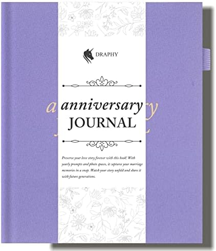 You are currently viewing Draphy Anniversary Journal for Couples – Elegant Wedding Memory Book and Photo Album with Pen Holder and Closure Band – The Perfect Anniversary Wedding Gifts for Couples…