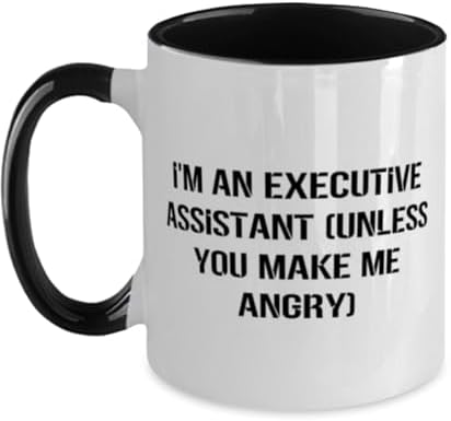 Executive assistant Gifts For Coworkers, I'm an Executive, Funny Executive assistant Two Tone 11oz Mug, Cup From Team Leader, Gifts for executive assistants, Unique gifts for executive assistants,