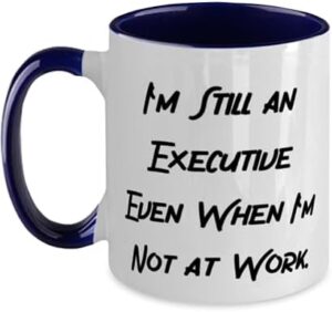 Read more about the article Gag Executive Two Tone 11oz Mug, I’m Still an Executive Even When I’m Not at Work, Epic Cup For Coworkers From Coworkers, Gift ideas for her, Gift ideas for him, Gift ideas for , Christmas gift ideas,