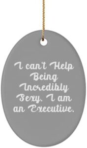 Read more about the article I Can’t Help Being Incredibly.. Executive Oval Ornament, Inspire Executive Gifts, Christmas Ornament for Coworkers from Friends, Funny Oval Ornament Gift Ideas, Funny Oval Ornament Gift Set, Funny