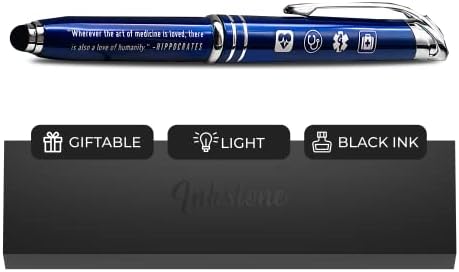Inkstone Medical Inspirational Gift Pen with Quote Wherever the Art of Medicine is Loved, There is Also a Love of Humanity Multifunction Stylus Pen Light