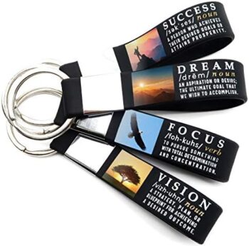 Inkstone Motivational Quote Keychains Professional Corporate Executive Business Quote Office Gifts