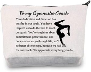 Read more about the article JNIAP Gymnastic Gift Gymnastic Coach Cosmetic Bag Gymnastic Coach Appreciation Gift To My Gymnastic Coach Makeup Bag Gift (Gymnastic Coach Bag)