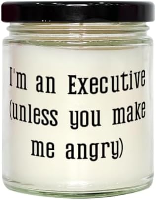 You are currently viewing Joke Executive Gifts, I’m an Executive, Perfect Birthday Scent Candle Gifts Idea for Friends, Executive Gifts from Colleagues, Unique Executive Gifts, Personalized Executive Gifts, Cool Executive
