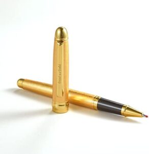 Read more about the article KINGBOOM 24K Gold Gel Pen – Medium Point Pen(0.7mm)，Black Ink Gel Pen，Gift for Professionals, Executives, and Office Use