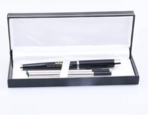 Read more about the article KKG Black Metal Rollerball Pen Set, Elegant Ballpoint Pen Fancy Writing Pen for Signature Business Office Executive, Nice Gift Box