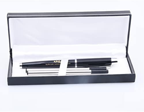 You are currently viewing KKG Black Metal Rollerball Pen Set, Elegant Ballpoint Pen Fancy Writing Pen for Signature Business Office Executive, Nice Gift Box