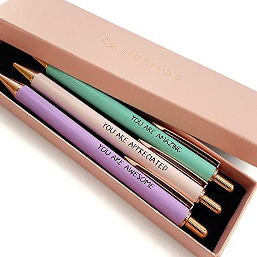 MESMOS Fancy Pen Set for Women, Thank You Gifts for Women, Boss Lady Gifts, Bosses Day Gifts for Women, Nice and Cute Pens, Coworker Leaving Gifts for Women, Teacher Pens, Employee Appreciation Gifts