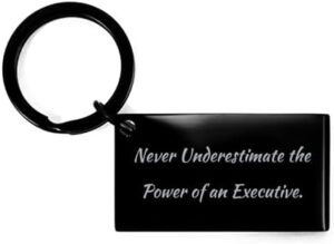 Read more about the article Never Underestimate the Power of an. Executive Keychain, Unique Executive Gifts, Black Keyring For Colleagues from Friends, Gift ideas for her, Gift ideas for him, Gift ideas for, Christmas gift