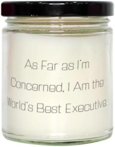 Read more about the article Nice Executive Gifts, As Far as I’m Concerned, I Am, Inspirational Birthday Scent Candle Gifts for Colleagues from Colleagues, Birthday Scented Candles, Scented Birthday Candles, Birthday Candle Gift