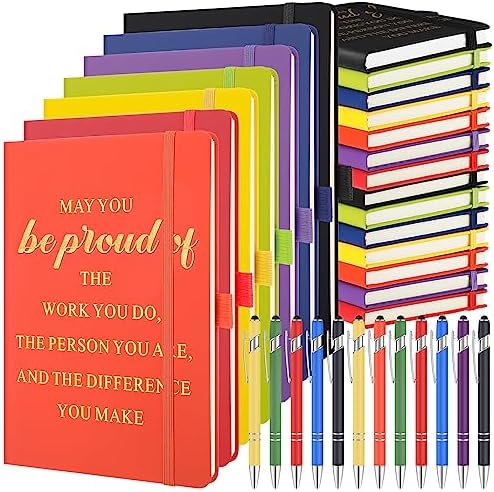 You are currently viewing Qeeenar 12 Set Thank You Notebooks with Pens Inspirational Journal Notebook Thank You Gifts Employee Appreciation Gifts for Employee Coworker Teacher Volunteer, 8.3 x 5.7