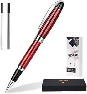 Read more about the article TEPENAR Writing Pen Set with Gift Box – Elegant Nice Black Ink Ballpoint Pen for Journal Signature Executive Business Office