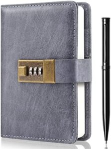 Read more about the article WEMATE Journal with Lock, Diary with Lock 240 Pages, Password Notebook, Pen & Gift Box – Perfect for Men and Women – 4.3X 6.18in Grey Keep Your Secrets Safe
