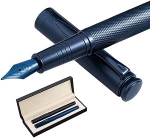 Read more about the article YONCOUX 2 Pcs Black Forest luxury Fountain Pen Fine Nib with Converter and Exquisite Case Set,Ink Metal Pen For Smooth Writing,Pretty Gifts For Men Women Nice Pens(Black&Dark Blue,Extra Fine Point)