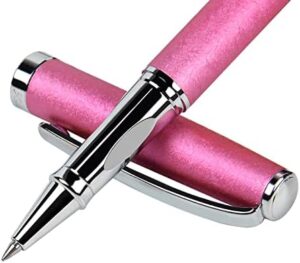 Read more about the article Zalantan Nice pens,luxury pen with cace,fancy pens Ballpoint Pen Smooth writing experience stylish design effortless writing executive pen-Gift Box with 0.5mm Black Extra 2 Refill (Pink)