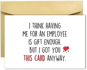 Read more about the article Ziwenhu Boss Day Gifts for Boss, Happy Boss Day Card for Him, Funny Boss Lady Gifts for Women, Cute Birthday Card from employee, Best Boss Gift for Going Away