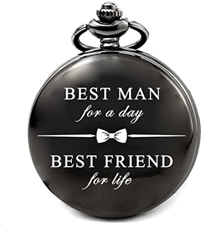 levonta Father of The Groom Gifts for Wedding, Best Man Gifts, Father of The Bride Gifts, Groomsmen Gifts Pocket Watch