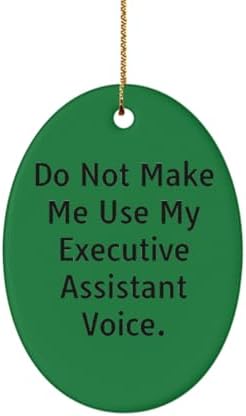 You are currently viewing Epic Executive Assistant Oval Ornament, Do Not Make Me Use My Executive, Present for Coworkers, Gag Gifts from Team Leader, Executive Assistant Appreciation Gifts, Gifts for Executive Assistants,