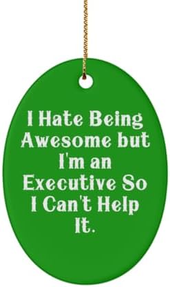 You are currently viewing I Hate Being Awesome but I’m an. Executive Oval Ornament, New Executive Gifts, Christmas Ornament for Coworkers from Friends, Unique Executive Gifts, Oval Executive Gifts, Executive Gift Ideas, Gifts