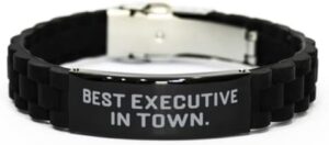 Read more about the article Sarcasm Executive Black Glidelock Clasp Bracelet, Best Executive in Town, Present For Colleagues, Funny Gifts From Boss, Unique executive gifts, Unique black glidelock clasp bracelet, Executive black