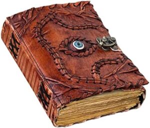 Read more about the article Urooj Handicraft Hocus Pocus Book of Spells Hocus Pocus Spell Book Prop Gifts Halloween Decorations Decor Leather Journal Writing Book of Shadow Best Christmas Gifts for Men and Women (8×6)